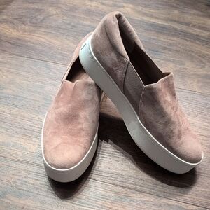 Vince Blush Slip-On Platform Sneakers